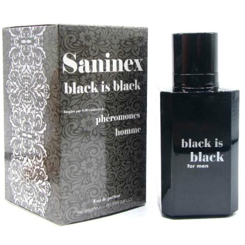 Saninex Pheromones for Men Black is Black feromonos parfüm férfiaknak 100ml