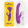 Fun Function Bunny Funny Rotation forgó fejű vibrátor forradalmi klitoriszkarral - lila