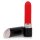 Cleo Lips Style mini vibrátor 10 vibrációs móddal - fekete/piros
