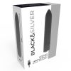 BLACK&SILVER Kernex vibrotojás 10 fokozattal - fekete