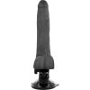 BASECOCK hajlítható élethű vibrátor távirányítóval 18,5 cm - fekete