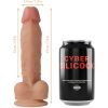 CYBER SILICOCK STRAP-ON LIQUID SILICONE  OLIVER WITH 3 RINGS FREE