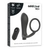 ADDICTED TOYS REMOTE CONTROL  ANAL MASSAGER AND COCK RING WITH VIBRATOR