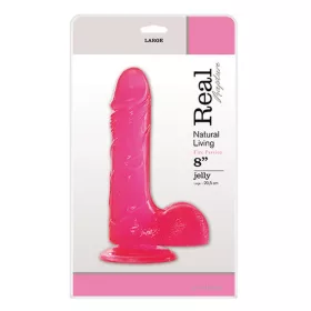   Dildo Realisztikus tapintású, tapadókorongos 20 cm rózsaszín