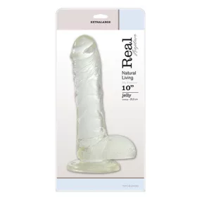 Real Rapture Dildó Tapadókorongos, Áttetsző 25 cm