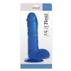 Dildó Realisztikus, tapadókorongos 25,5 cm kék
