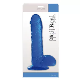 Dildó Realisztikus, tapadókorongos 25,5 cm kék