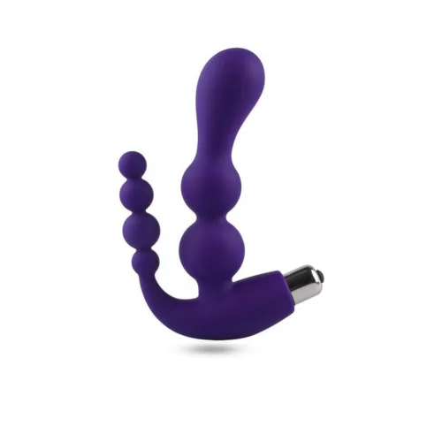 Anal plug Rezgő, vízálló 15,5 cm lila szilikon