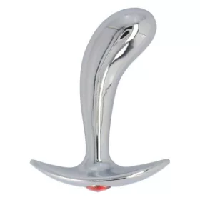 Anál plug Kezdőknek Biztonságos kivitel 7,9 cm ezüst