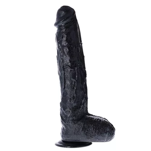 Extreme Dildó Realisztikus, erős tapadókorong 43 cm fekete