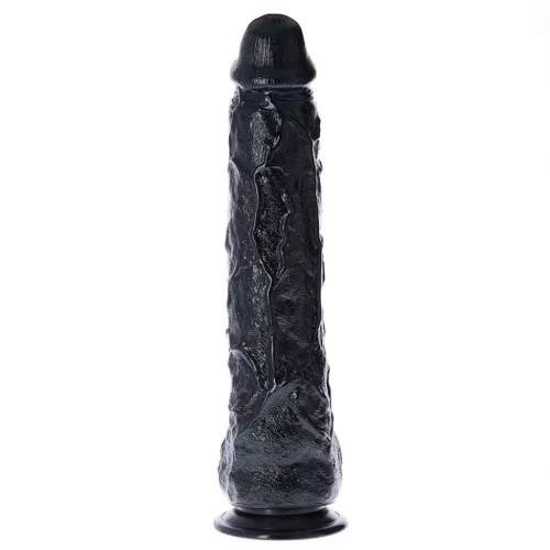Extreme Dildó Realisztikus, erős tapadókorong 43 cm fekete