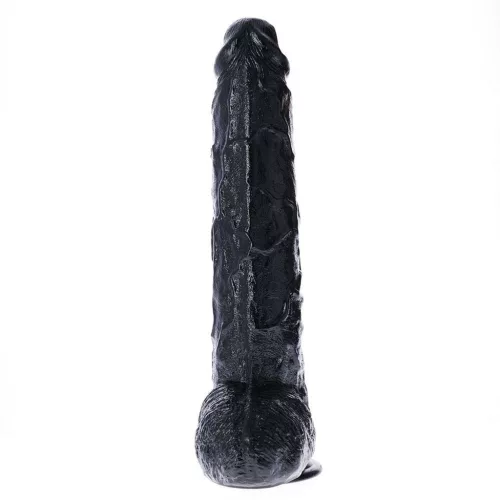 Extreme Dildó Realisztikus, erős tapadókorong 43 cm fekete