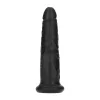 Dildo Realisztikus, tapadókorongos 19,5 cm fekete lukrecia illattal