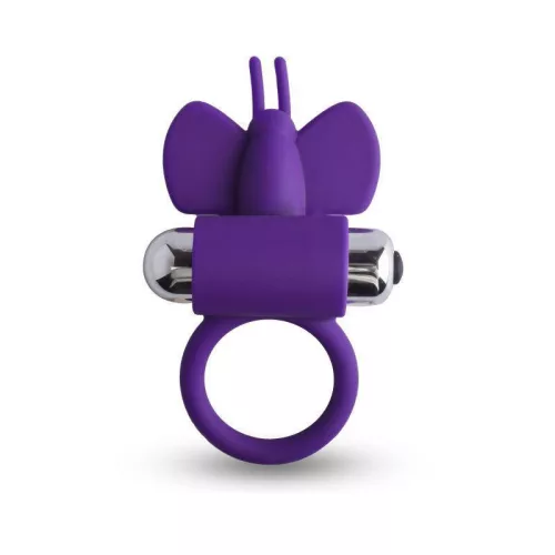 Toyz4Lovers péniszgyűrű rezgő, vízálló 9,5 cm lila G-pont stimuláló
