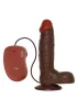 Toyz4lovers Vibrátor Realisztikus tapintású, tapadós talp 21,5 cm fekete