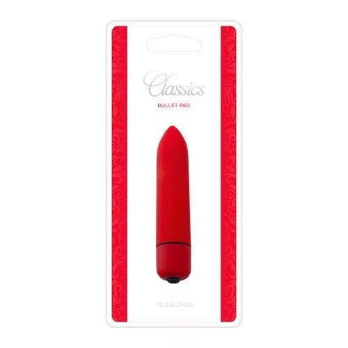 Toyz4Lovers Vibrátor Vízálló Csendes 9 cm piros