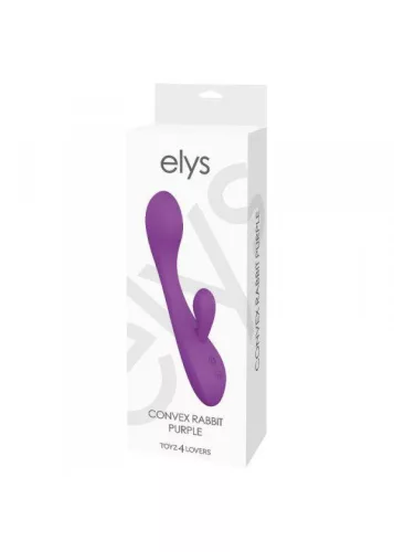 Toyz4Lovers Vibrátor kettős stimuláció, 9 mód USB töltés lila