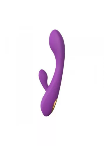 Toyz4Lovers Vibrátor kettős stimuláció, 9 mód USB töltés lila