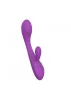 Toyz4Lovers Vibrátor kettős stimuláció, 9 mód USB töltés lila