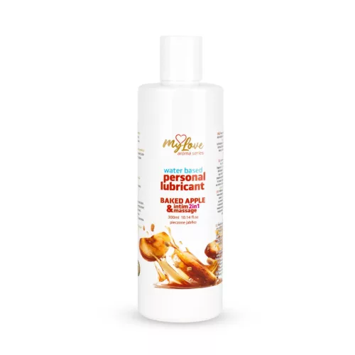 MyLove Intim és masszázsgél 2in1 meleg sült alma aroma 300 ml