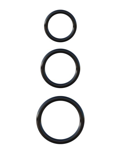 C-Ringz – 3 darabos prémium szilikon péniszgyűrű szett