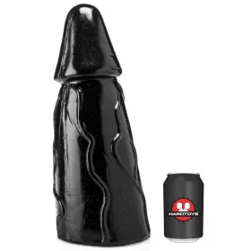Hardtoys Dildó Széles, Texturált 40 cm fekete