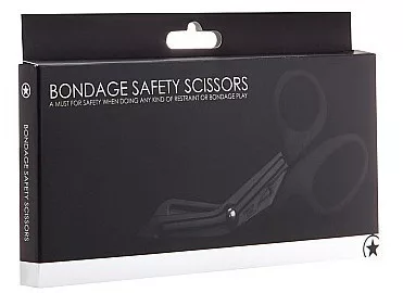 Bondage Biztonsági Olló - Fekete