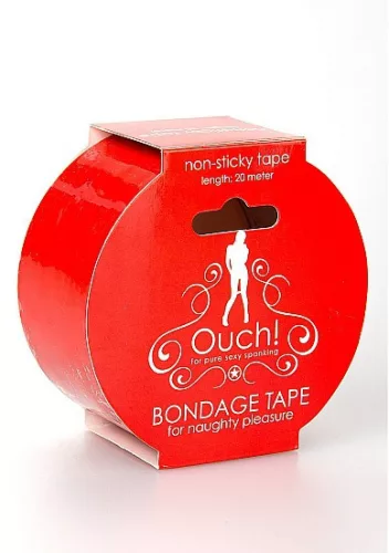 Bondage Tape - piros rugalmas kötöző szalag