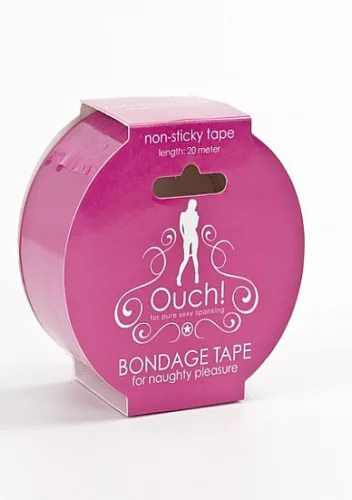 Rugalmas Bondage Tape - Pink – érzéki rögzítőszalag