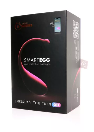 B Series Vibrációs tojás App vezérlés, 9 mód fekete