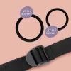 Snap Strap Szíj Pántos univerzális, két szilikon gyűrűvel, rezgő kiegészítővel fekete