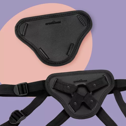 Snap Strap Szíj Pántos univerzális, két szilikon gyűrűvel, rezgő kiegészítővel fekete
