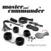 Master & Cummander BDSM kötöző szett puha belső, állítható elemek