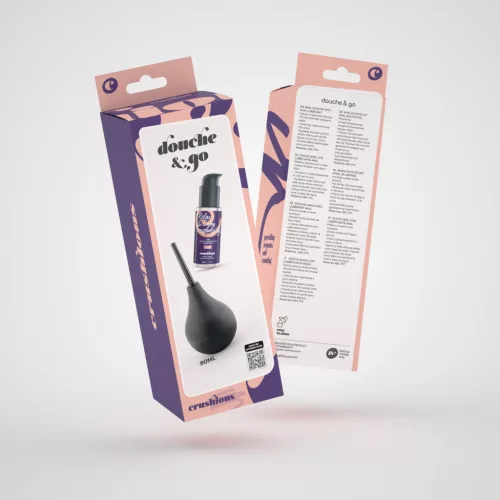 Crushious Anális zuhany és lubrikáló készlet 90 ml 50 ml