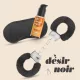 Crushious Bondage szett Puha bilincs, szemkötő, síkosító 50 ml fekete