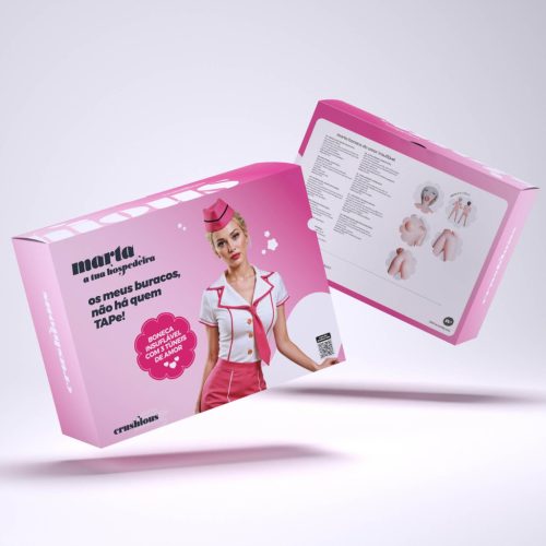 CRUSHIOUS MARTA – felfújható szőke stewardess baba