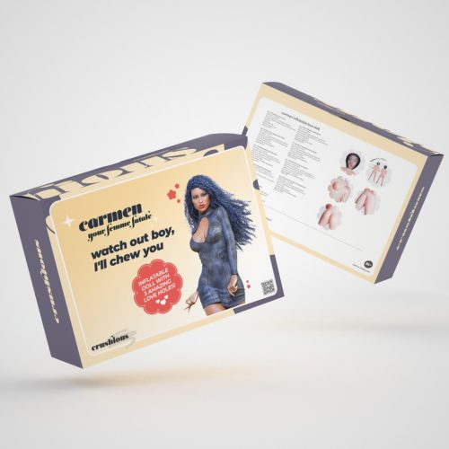 CRUSHIOUS Carmen – felfújható szexbaba prémium kivitelben