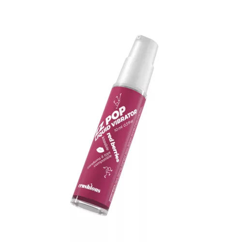 Crushious ZZ Pop folyékony vibrátor 10 ml vörös bogyós aroma