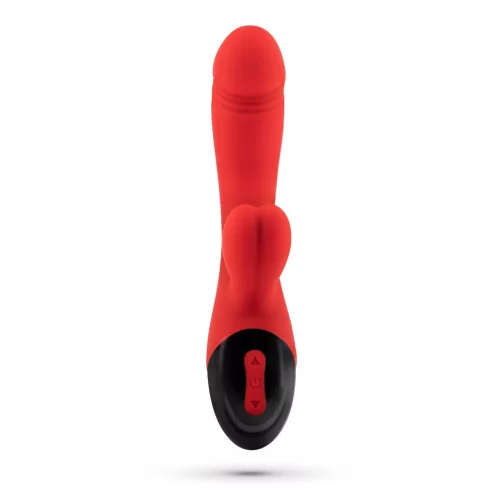Crushious Vibrátor Rezgő 8 mód 5 fokozat USB töltés 20 cm fekete