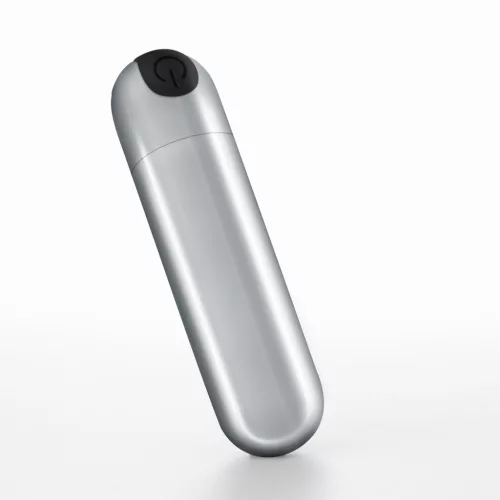Crushious Vibrátor Rezgő 10 mód USB töltés Szilícium 7,6 cm ezüst
