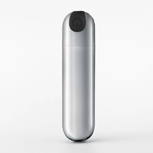 Crushious Vibrátor Rezgő 10 mód USB töltés Szilícium 7,6 cm ezüst