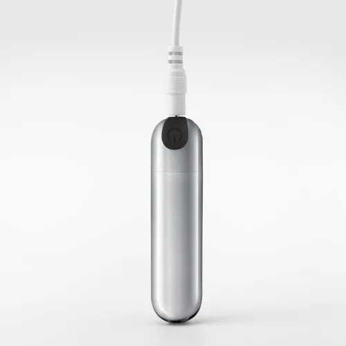 Crushious Vibrátor Rezgő 10 mód USB töltés Szilícium 7,6 cm ezüst