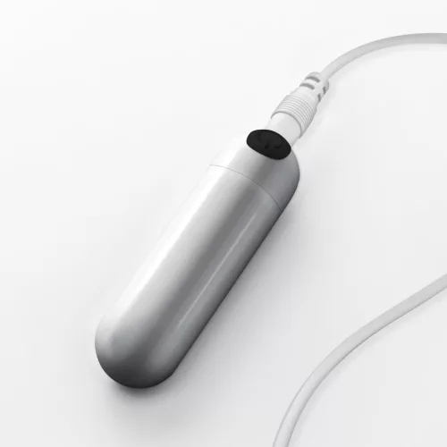 Crushious Vibrátor Rezgő 10 mód USB töltés Szilícium 7,6 cm ezüst