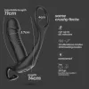 Crushious prosztata masszírozó cockringgel távirányítós 14 cm fekete