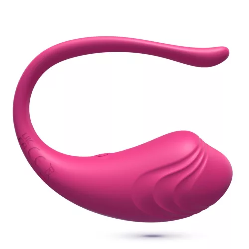 Crushious Vibrációs tojás Vezeték nélküli távirányító 9 mód USB töltés rózsaszín 9 cm