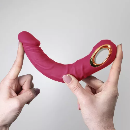 Crushious Vibrátor 10 mód, hajlítható 22,5 cm rózsaszín