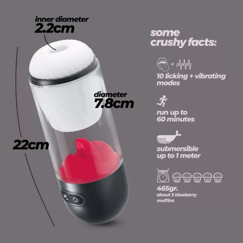Crushious Slurpy 2 az 1-ben levehető maszturbátor