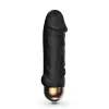 Crushious Mini vibrátor 10 mód USB töltés vízálló fekete 8,8 cm