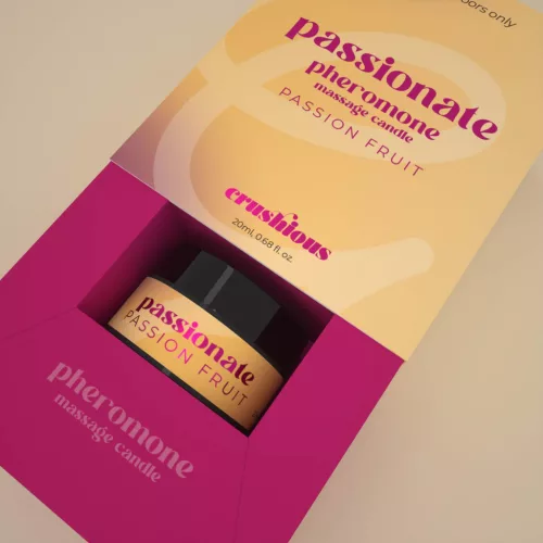 Crushious Masszázsgyertya Feromonokkal, Marakuja illat 20ml