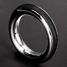 Cazzo – stílusos péniszgyűrű, fekete színben